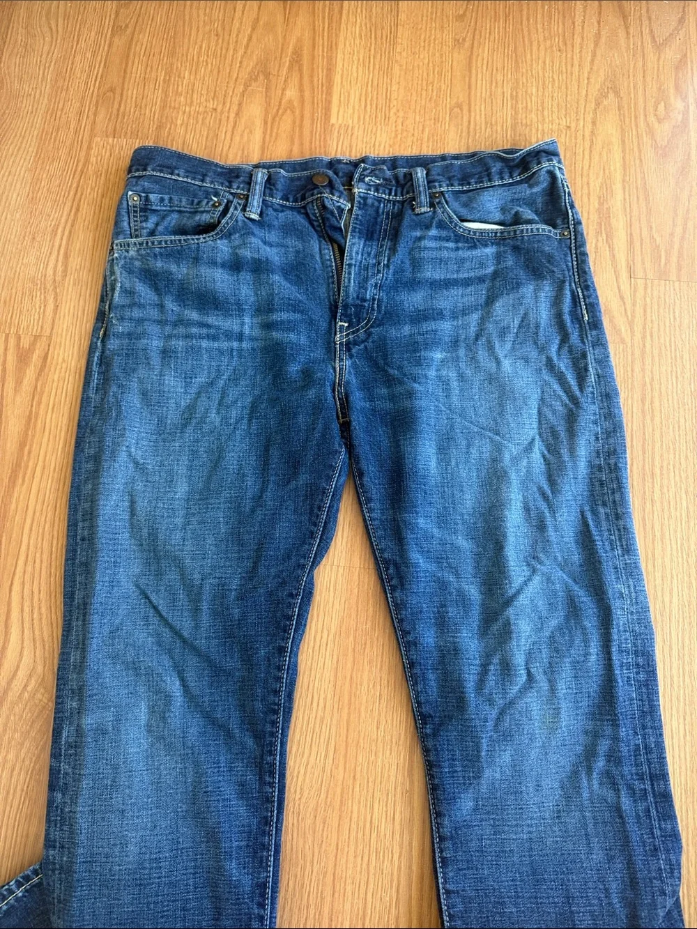 Levi's Men's Straight Jeans in Blue Denim